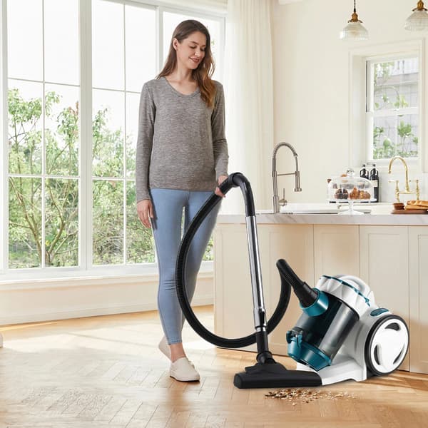 Dammsugare, Lättviktsdesign, Påsefri Bekvämlighet,Blå