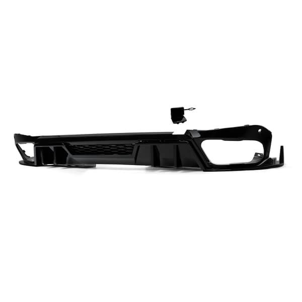 Bageste Stødfanger Lip Diffuser, Holdbart ABS Materiale, Konkurrence Stil,Sort