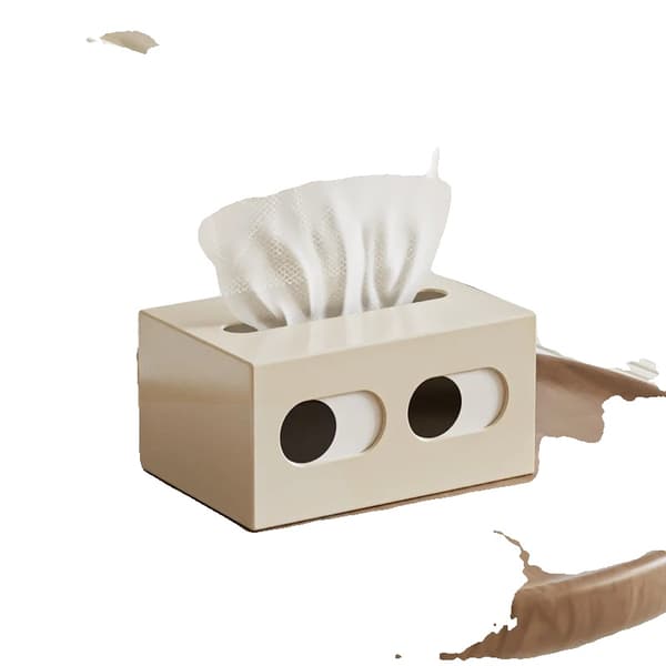 Vævsæske, Moderne Design, Holdbart Materiale,HVID