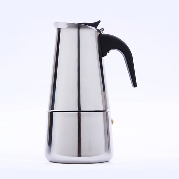 Espresso-maskine, rustfrit stål, elektrisk komfur,Sølv