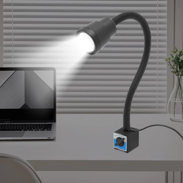 Arbejdslampe, Magnetisk Base, Fleksibel LED Design,sort, 5w