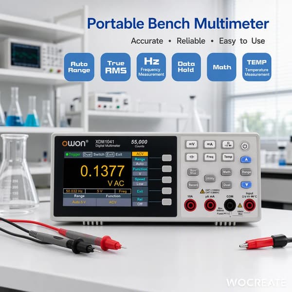 Mätverktyg, Hög Precision, Automatisk Omfångsfunktion,XDM1041
