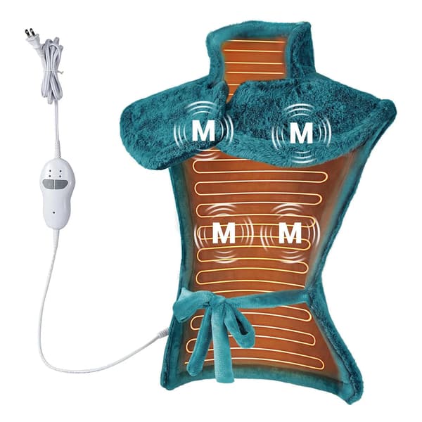 Varmepude, Ergonomisk Design, Multi-Varmeindstillinger,Grøn