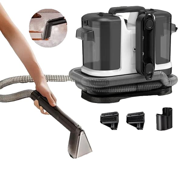 Tæppe- og Polstringsrenser, 500W Kompakt Design, Tørretningsfunktion,500W