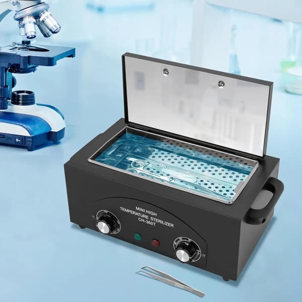 Sterilisator, Hög Temperatur, Justerbar Timer,svart