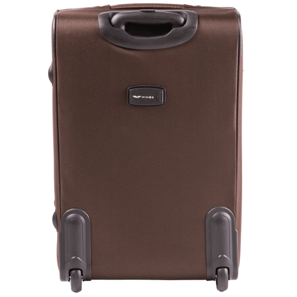 Blød kuffert, holdbart ABS-materiale, integreret låsemekanisme,Brun, 28Tommer 700mm
