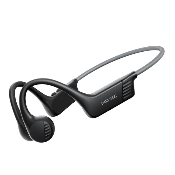 Knogleskonstruktion Hovedtelefoner, Vandtætte, Bluetooth 5.4,Sort-Grå