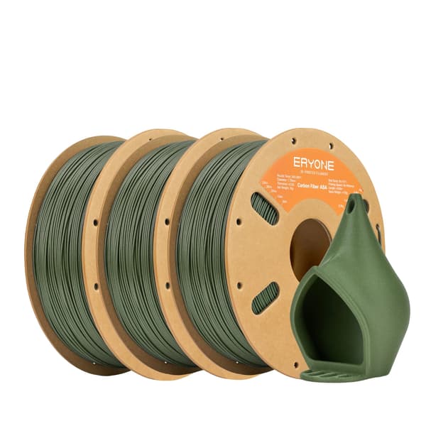 3D-skrivarfilament, ASA-material, hög styvhet,ASA-CF Oliv