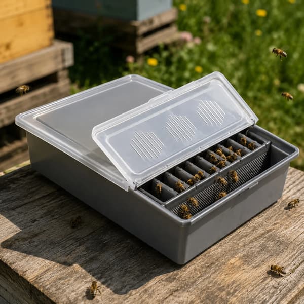 Bier Foder, 3-Kammer Design, Holdbar Plastkonstruktion,GRÅ
