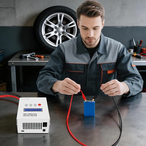 Batterikapacitetstest, Præcisionsmåling, Holdbart Design,Off White