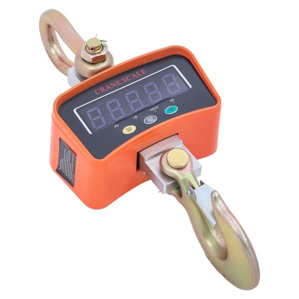 Kranvåg, Fjärrkontroll, LED-display,Apelsin