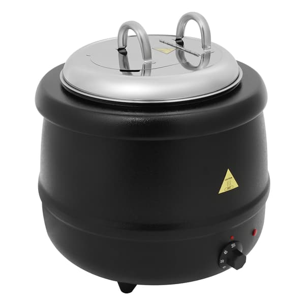 Elektrisk Suppegryde, Justerbar Temperatur, 13L Kapacitet,sort