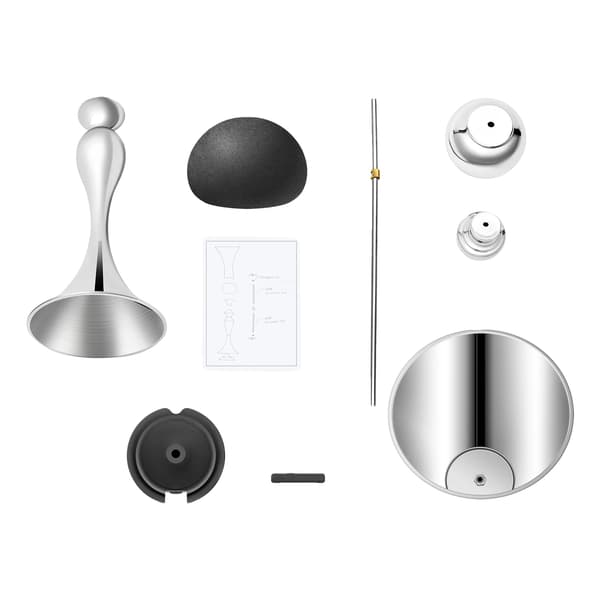 Dekorativ Vas, Rostbeständigt Järn, Elegant Design,1 Pcs