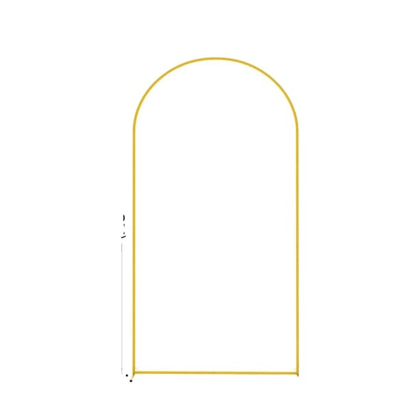 Bröllopsbåge, Robust Metallram, Lätt Montering,L, 1.0*2.0M【6.6ft】
