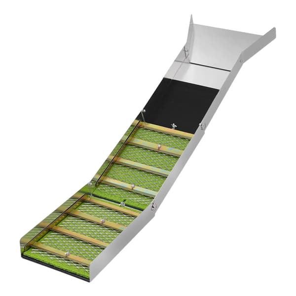 Guldsluiceboks, bærbar foldbar design, 4-lags filtreringssystem,Sølv