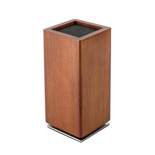 Magnetisk knivblock, 360° rotation, högkvalitativa material,Brun