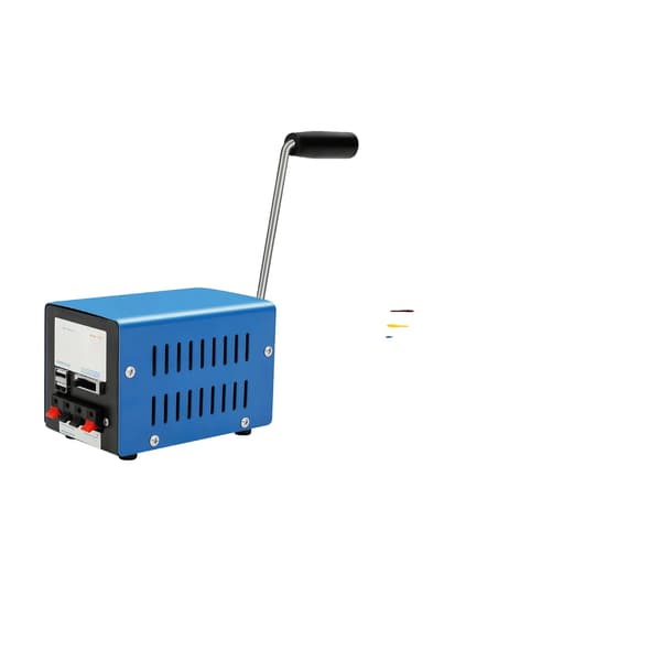 Generator, Manuell Vevarm, Bärbar Strömförsörjning,Blå