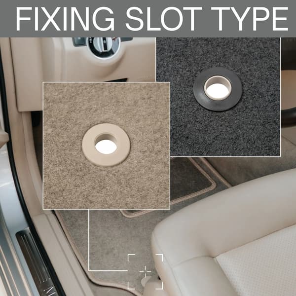 Bilmatta, skräddarsydd design, hållbart skydd,Beige