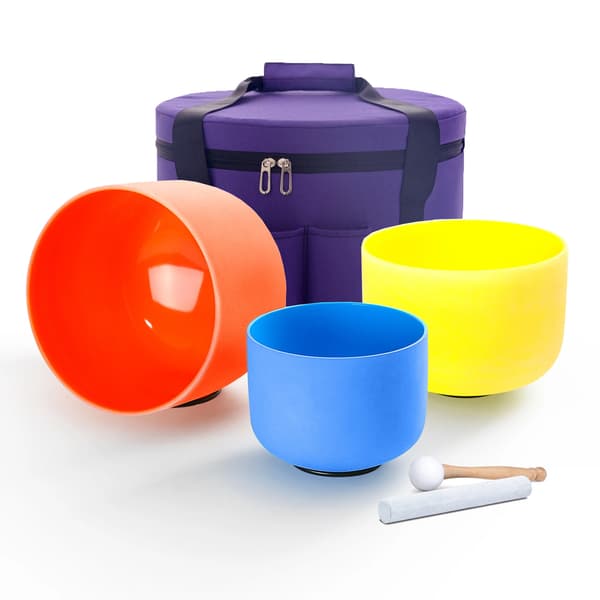 Lydbowls Sæt, 432 Hz Stemning, Inkluderer Tilbehør,7G 9E 11C