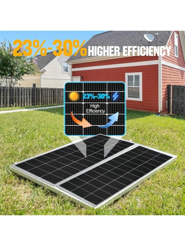 Solpanel, 2 paneler, høj effektivitet,2PCS  120W