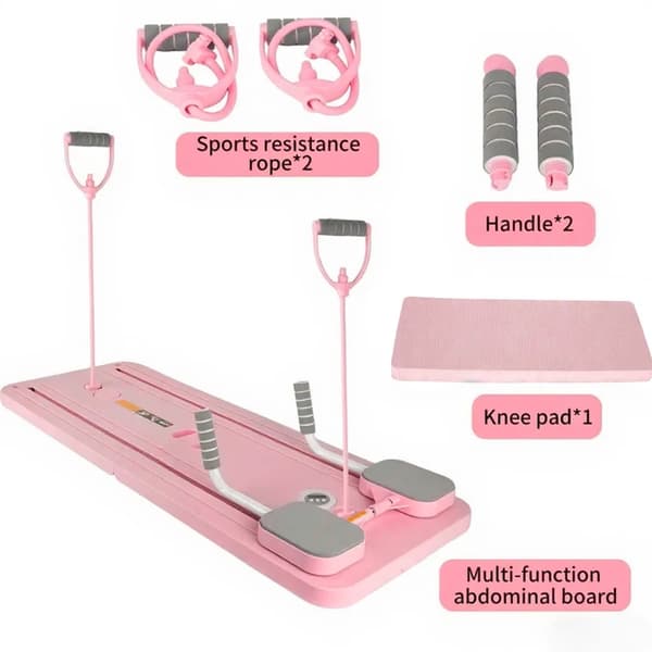 Fitnessbräda, Fällbar Design, Förbättrade Träningar,Rosa
