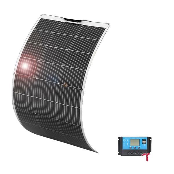 Solpanel System, 200W Kapacitet, Høj Effektivitet,12V 100W solarsæt