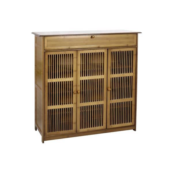 Sko Rack, 4-Lags Design, Stilfuld Opbevaringsløsning,Brun