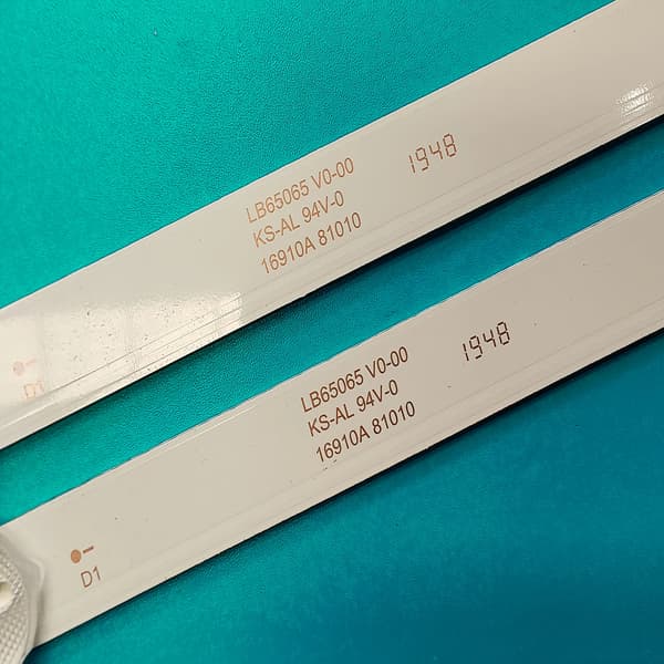 LED-remsor, längd 1305 mm, 3 V spänning, 22 LED-perlor, kompatibilitet E4SW6518, E4ST6519