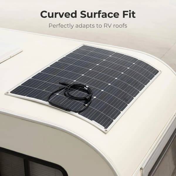 Solpanel, Letvægtsdesign, Høj Effektivitet,1stk 100w panel