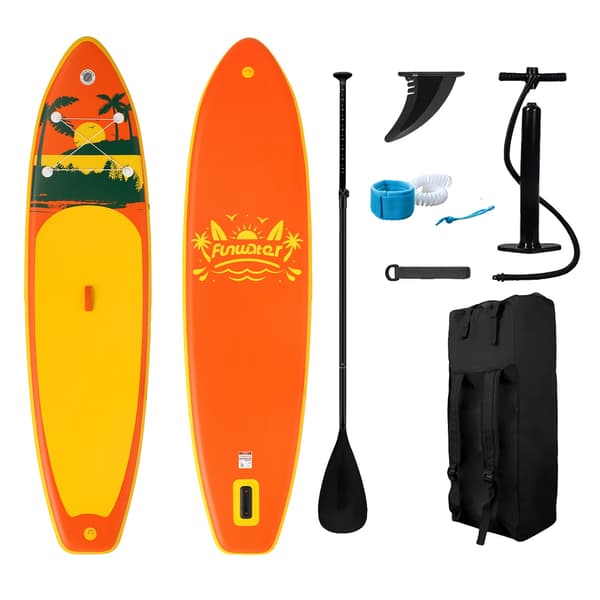 Oppustelig Paddle Board, Bærbar Design, Komplet Tilbehørssæt,SUPFW31B