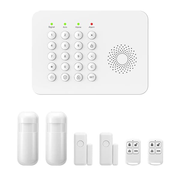 Trådlöst säkerhetslarmssystem, realtidsvarningar, smart hem-kompatibilitet,A02 GSM Kit B