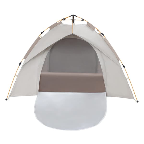 Campingtält, Snabb Automatisk Öppning, UV-Skydd,Ljusgrå