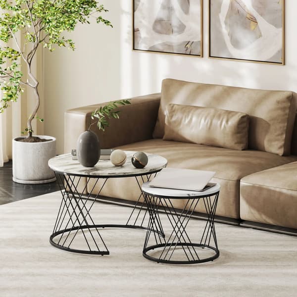 Kaffebord, Nesting Design, Moderne Minimalistisk Stil,LYS GRÅ