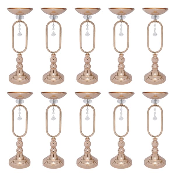 Ljusstake, Elegant Design, Mångsidig för Evenemang,Guld