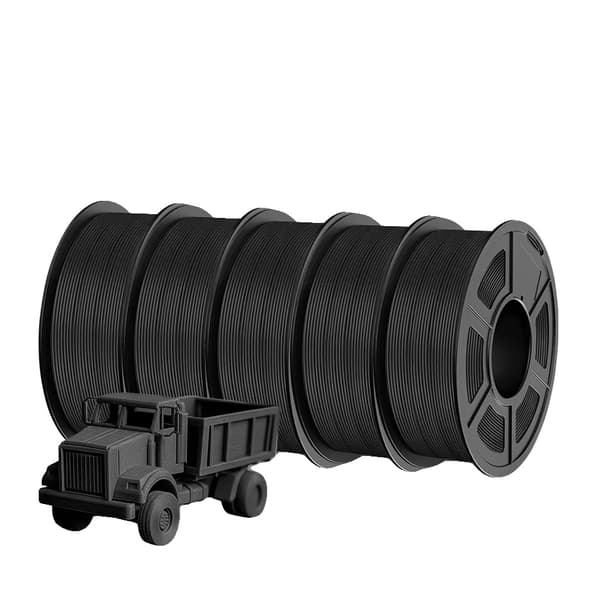3D-printer filament, høj sejhed, nem printning,PLA Klassisk Sort