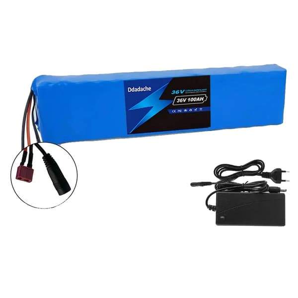 Litiumbatteripaket, 100Ah kapacitet, 36V nominell spänning, T-DC