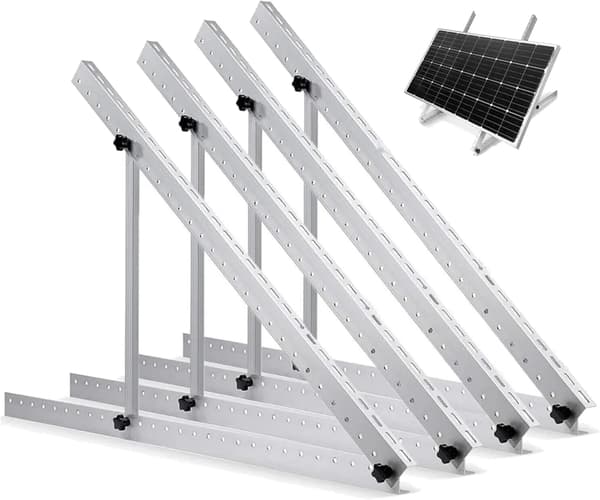 Solpanelfäste, Justerbar Vinkel, Hög Lastkapacitet,47 IN 2 Set