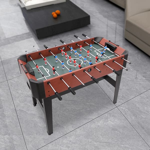 Fodboldbord, Kompakt Design, Interaktivt Gameplay,sort