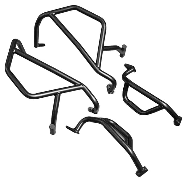 Crash Bars, Motorcykelbeskyttelse, Holdbar Stål Konstruktion,sort