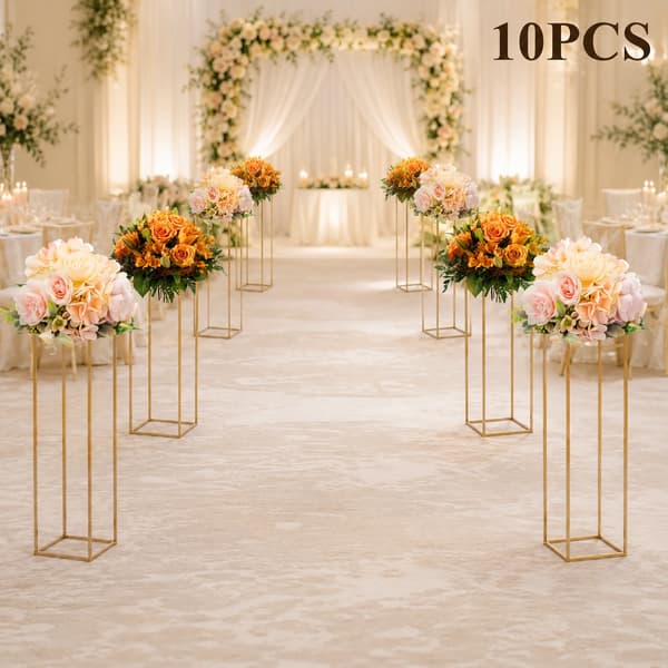 Blomsterställ, Modern Stil, 10-delars Set,Guld