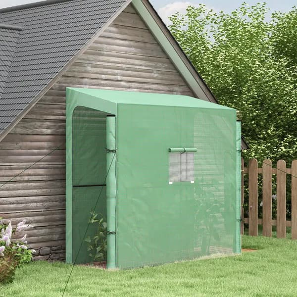 Havehus, Vægmonteret Design, Rulledøre,hær grøn
