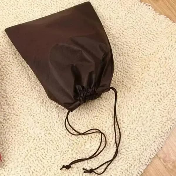 Skoförvaringspåsar, icke-vävd tyg, dragskoöppning,10pcs