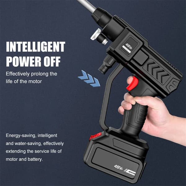 Högtryckstvätt, Sladdlös Drift, 30 Bar Maxtryck, Med 2XBattery