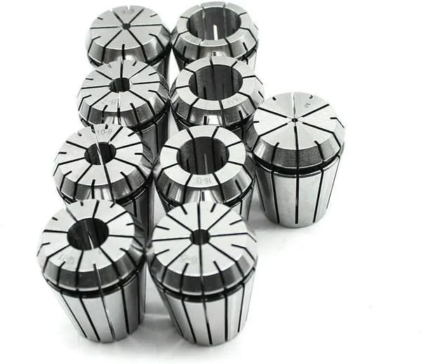 Collet-set, ER32-typ, MT3-axelkompatibilitet,Silver