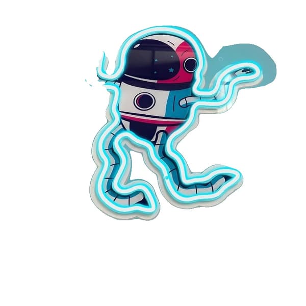 Neonskylt, dimbar LED, USB-driven,34.5x35cm