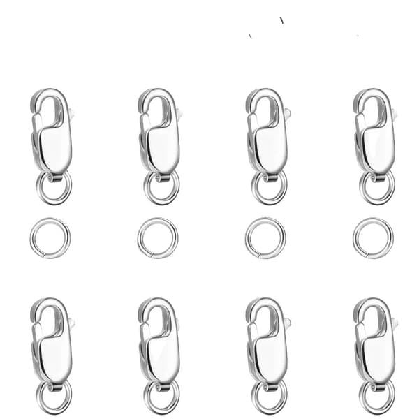 Hummerlås, Rustfrit Stål, Holdbart Design,8sølv-a, 10mm0.39in-a
