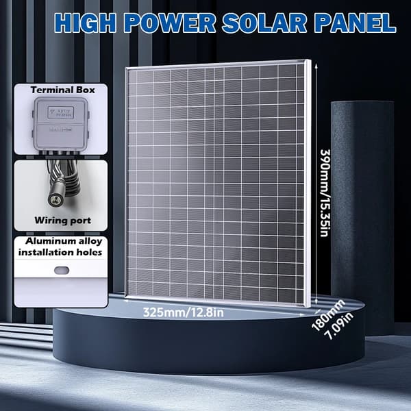 Solpanel, Hög Effektivitet, Lätt Installation,solpanel kit
