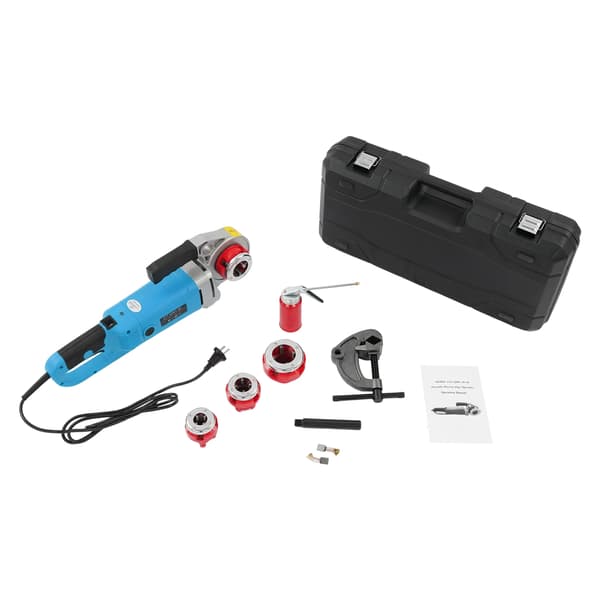 Rørgevindemaskine, 2000W Motor, 4 Genvindehoveder,Blå