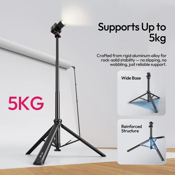 Tripod, Letvægtsdesign, Automatisk Åbningsmekanisme,sort