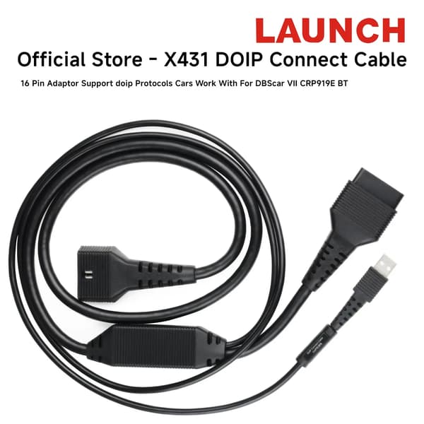 Adapterkabel, Längd 26 cm, Bredd 7 cm, Höjd 3,5 cm, Vikt 0,3 kg, Spänning 12 V